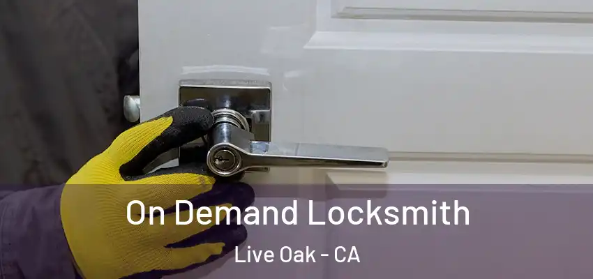  On Demand Locksmith Live Oak - CA